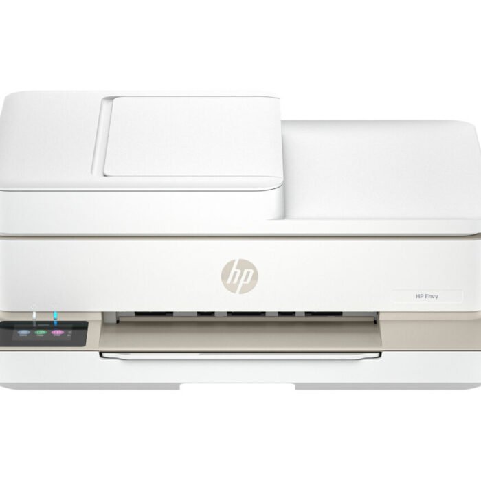 Functions: Print, copy, scan, mobile fax Print, copy, scan in color; auto doc feeder; 2.4” high resolution touchscreen; scan-to-email Home and family documents, borderless photos, homework, creative projects Includes 3 months of Instant Ink for free with HP+ Get perfectly formatted prints with HP AI Dynamic security enabled printer